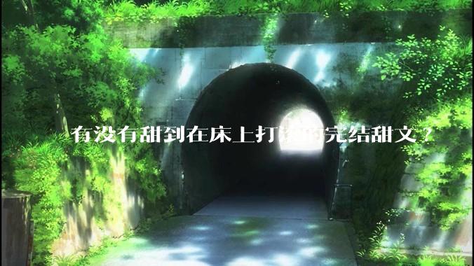 有没有甜到在床上打滚的完结甜文?